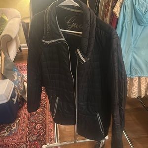 Black long sleeve waterproof jacket